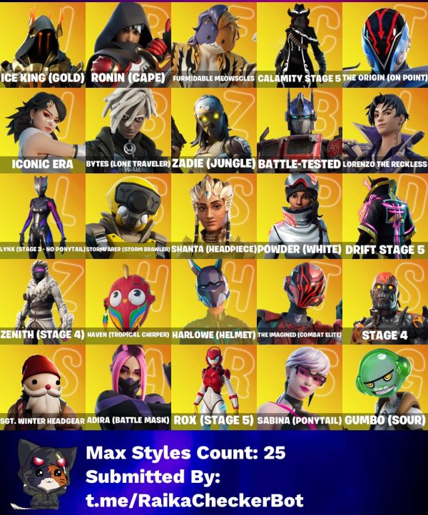 Fortnite [PC] 215 skins | Astro Jack | Rogue Agent | Rox | Omega... - Image 3